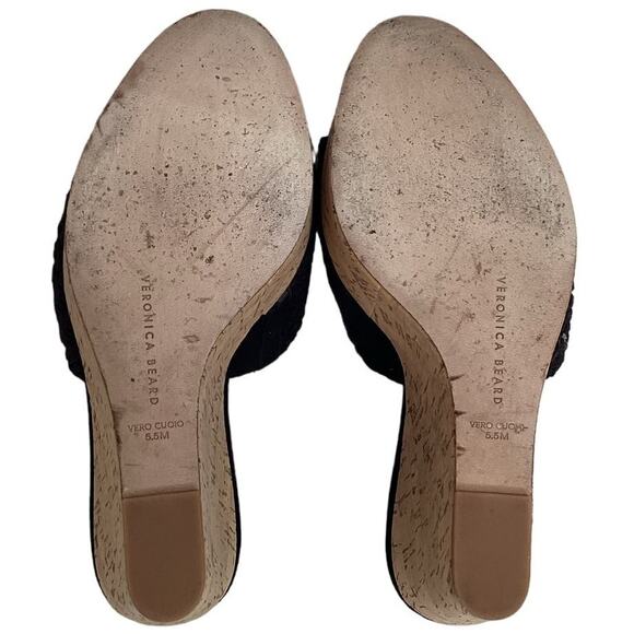 Black Wedge Sandals - Picture 6 of 10